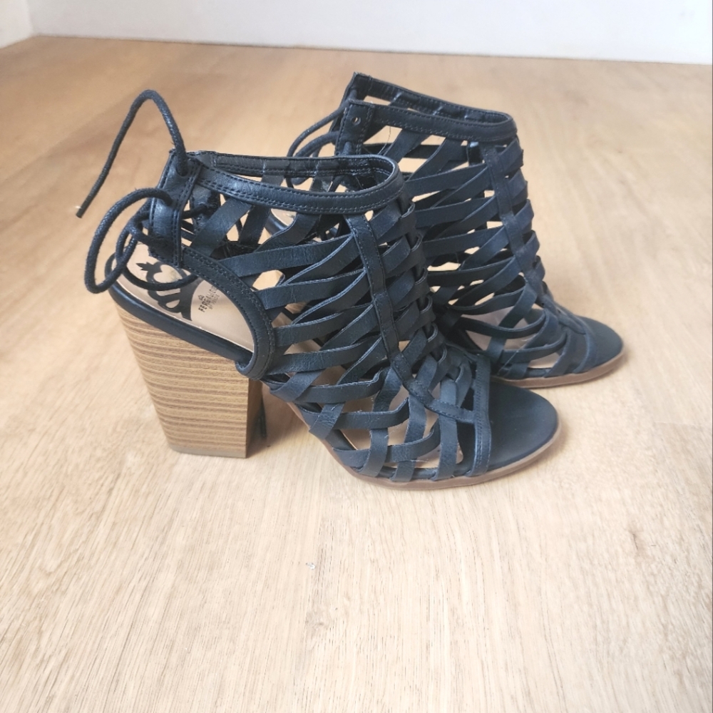 Fergalicious strappy heels size women's 8M